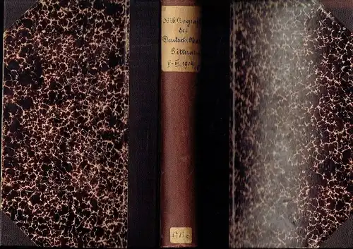 Bibliographie der deutschen naturwissenschaftlichen Litteratur. 