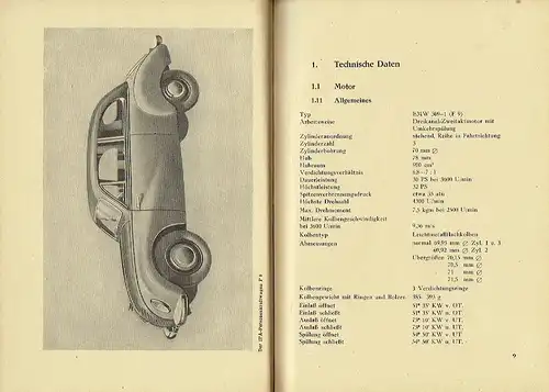 Ausgabe 1954
 Betriebsanleitung für den IFA-Personenkraftwagen F 9. 