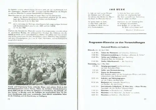 1. Mai 1969 im Zeichen des 20. Jahrestages der DDR. 