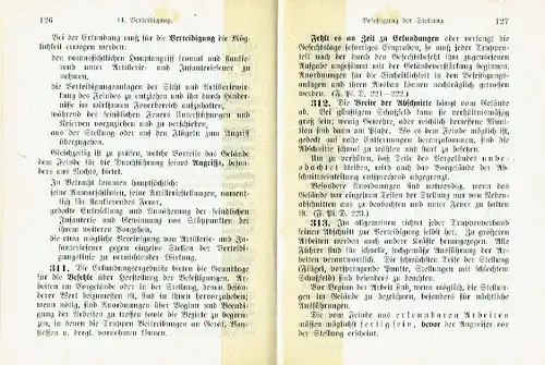 Gefechts-Taschenbuch
 enthaltend den Wortlaut der Vorschriften über das Gefecht aller Waffen im Feld- und Festungskrieg. 