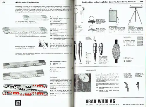 Vermessungsgeräte. 