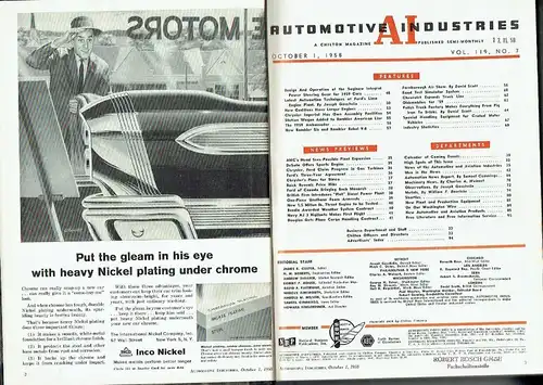 Automotive Industries
 Automotive and Aviation Manufacturing, Engineering, Production and Management - A Chilton Magazine. 