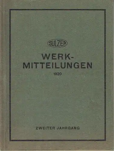 Sulzer Werk-Mitteilungen. 