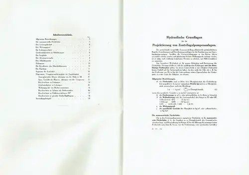 Hydraulische Grundlagen für die Projektierung von Zentrifugalpumpenanlagen
 Prospekt 5358. 