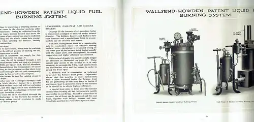 Wallsend-Howden Pressure System of Burning Liquid Fuel. 