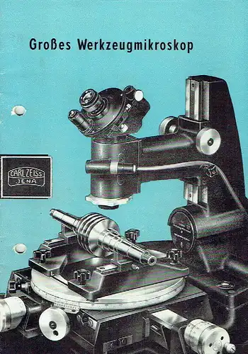 Großes Werkzeugmikroskop
 Druckschrift-Nr. W 24-255c-1. 