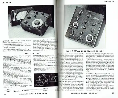 Catalog M
 Ausgabe October 1951. 