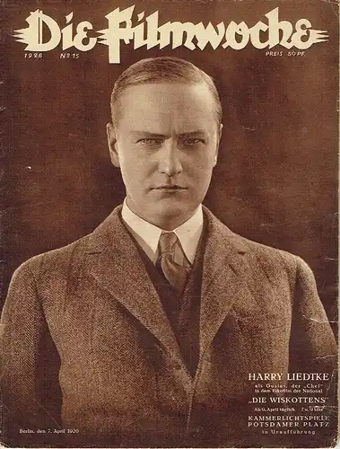 Filmwoche
 Heft 15/1926. 