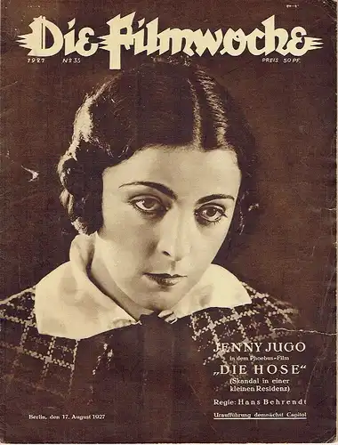 Filmwoche
 Heft 33/1927. 