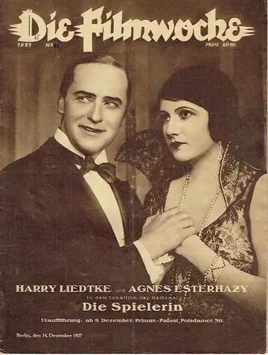 Filmwoche
 Heft 50/1927. 
