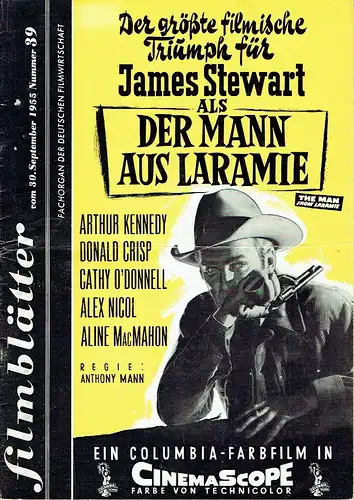 Filmblätter
 Fachorgan der deutschen Filmwirtschaft, Heft 39/1955. 