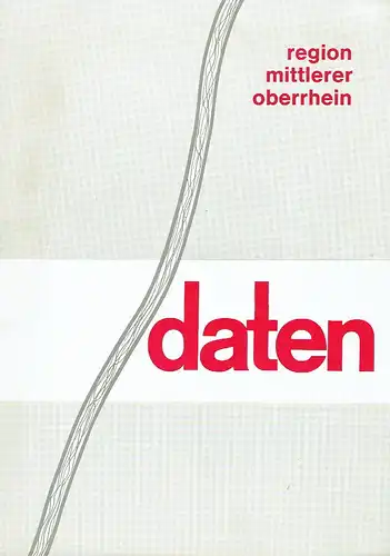 Region Mittlerer Oberrhein: Daten. 