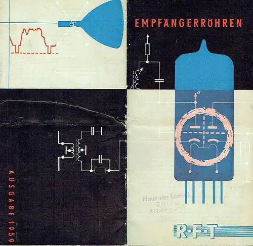 RFT Empfängerröhren
 Ausgabe 1959. 
