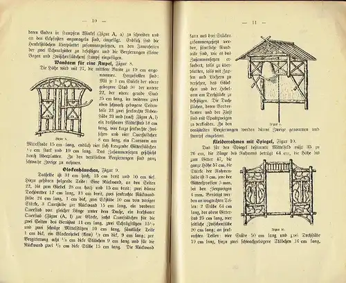 k. A: Anleitung zu Arbeiten aus Astwerk & Stangenholz (Naturholzarbeiten). 