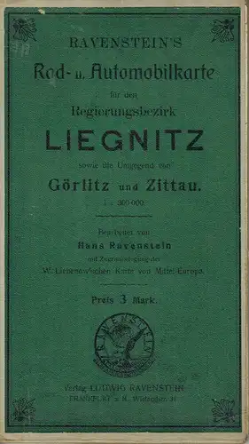 Ravenstein's Rad- und Automobil-Karte für den Regierungsbezirk Liegnitz
 sowie die Umgegen von Görlitz und Zittau
 Ravenstein's Rad- und Automobil-Karte, Nr. 76. 