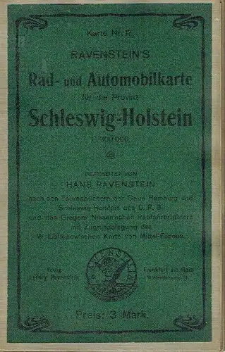 Ravenstein's Rad- und Automobil-Karte für die Provinz Schleswig-Holstein
 Ravenstein's Radfahrer- und Automobil-Karte. 