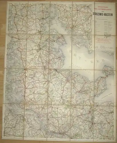 Ravenstein's Rad- und Automobil-Karte für die Provinz Schleswig-Holstein
 Ravenstein's Radfahrer- und Automobil-Karte. 