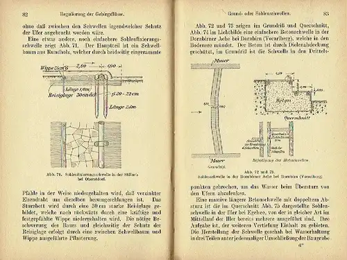 Otto Rappold: Flußbau
 Sammlung Göschen, Band 597. 