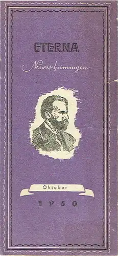 VEB Deutsche Schallplatten: Eterna Neuerscheinungen 1960.