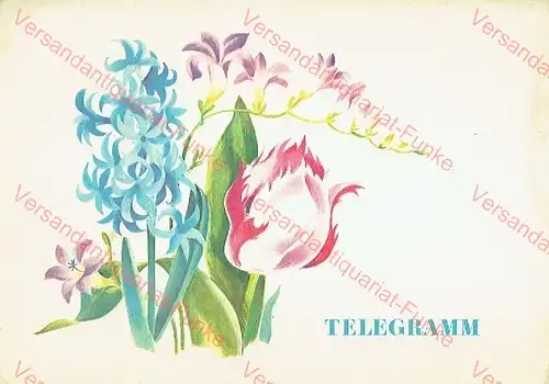 Gratulation zum Geburtstag
 Glückwunsch-Telegramm der DDR.