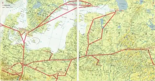 Streckenkarte / Route Map. 