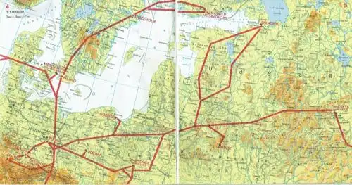 Streckenkarte / Route Map. 