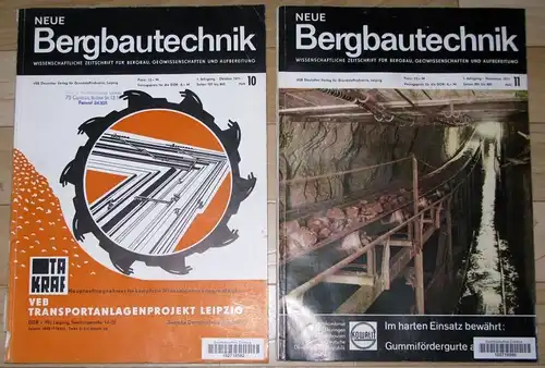 Neue Bergbautechnik
 Wissenschaftliche Zeitschrift für Bergbau, Geowissenschaften und Aufbereitung. 