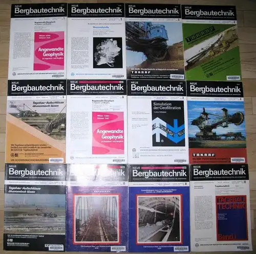 Neue Bergbautechnik
 Wissenschaftliche Zeitschrift für Bergbau, Geowissenschaften und Aufbereitung. 