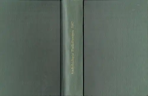 Radiobiologia - Radiotherapia
 Internationale Zeitschrift für das Gebiet der Strahlentherapie, Strahlenbiologie, Strahlenphysik und Nuklearmedizin
 Band VIII (6 Hefte, Jahrgang komplett). 