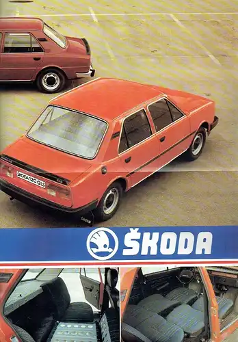 Skoda Š 105 / 120
 Falt-Prospekt. 