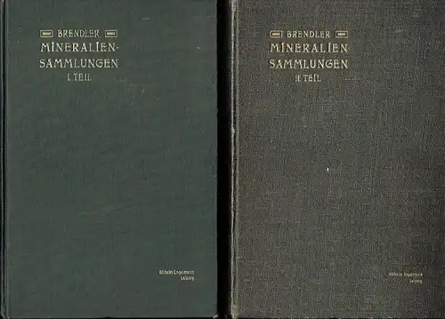 Wolfgang Brendler: Ein Hand- und Hilfsbuch für Anlage und Instandhaltung mineralogischer Sammlungen
 Mineralien-Sammlungen. 