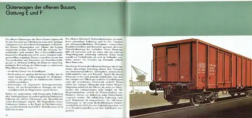 Güterwagen der Deutschen Reichsbahn
 Einteilung und technische Daten. 