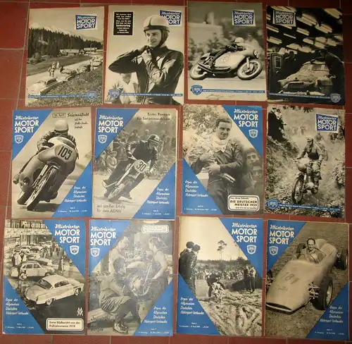 Illustrierter Motorsport
 Fachblatt für den Motorrennsport und Motorsport / Organ des Allgemeinen Deutschen Motorsport-Verbandes der DDR
 Konvolut von 56 Heften. 