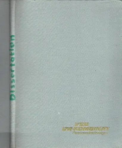 Vintage Flügelmappe.
