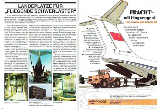 Aeroflot '87
 Illustrierte Rundschau. 