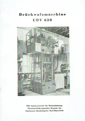 Drückwalzmaschine UDV 630. 