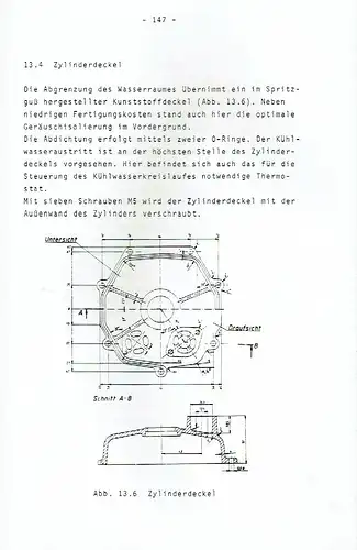 Markus Ber: Auslegung, Konstruktion und Berechnung eines Zweitakt-Motorradmotors
 Diplomarbeit. 