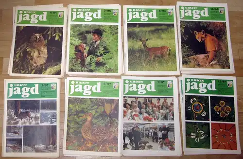 Unsere Jagd
 Konvolut von 49 Zeitschriften. 