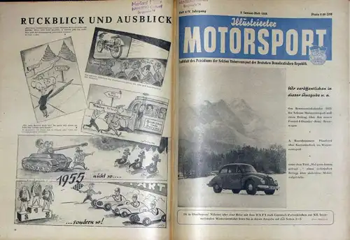 Illustrierter Motorsport
 Fachblatt des Präsidiums der Sektion Motorrennsport der Deutschen Demokratischen Republik
 5. Jahrgang, 24 Hefte, komplett. 