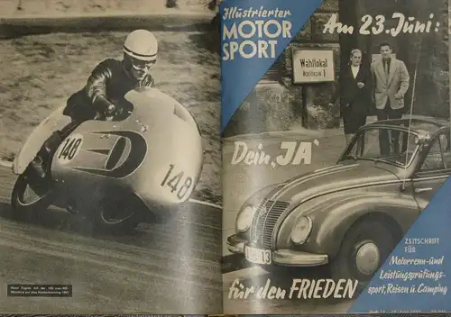 Illustrierter Motorsport
 Organ des Präsidiums der Sektion Motorrennsport der Deutschen Demokratischen Republik
 7. Jahrgang, 26 Hefte, komplett. 