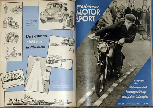 Illustrierter Motorsport
 Organ des Präsidiums der Sektion Motorrennsport der Deutschen Demokratischen Republik
 7. Jahrgang, 26 Hefte, komplett. 