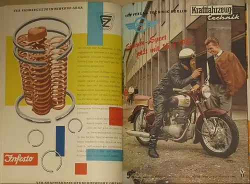 Kraftfahrzeugtechnik
 Technische Zeitschrift des Kraftfahrwesens
 11. Jahrgang, 12 Hefte, komplett. 