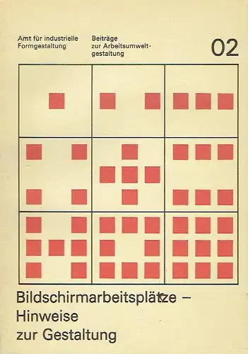 Wolfgang Melzer: Bildschirmarbeitsplätze
 Hinweise zur Gestaltung
 Beiträge zur Arbeitsumweltgestaltung, Band 2. 