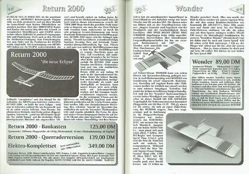 Der himmlische Höllein
 Sonderprospekt Elektroflug 1999. 