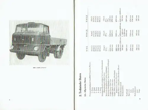 Autorenkollektiv: Betriebsanleitung für den Lastkraftwagen W 50 L. 