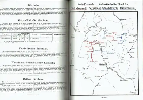 Gottfried Herzfeld: Uebersichtliche Darstellung und Beschreibung sämmtlicher Eisenbahnen Deutschlands u. Österreich-Ungarns, vom finanziellen Standpunkte aus nach amtlichen Quellen
 Eisenbahn-Atlas. 