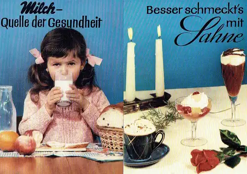 Ursula Roczok: Milch - Quelle der Gesundheit / Besser schmeckt's mit Sahne
 2 Prospekt mit Rezepten. 