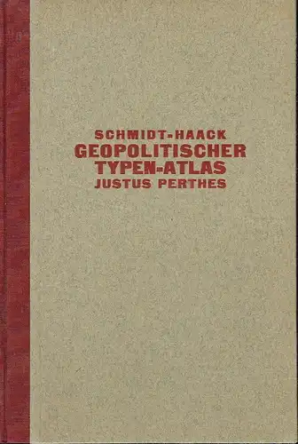 Max Georg Schmidt
 Prof. Dr. Hermann Haack: Zur Einführung in die Grundbegriffe der Geopolitik
 Geopolitischer Typen-Atlas. 