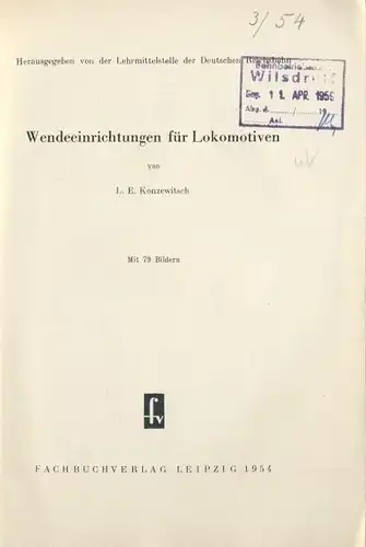 Spülung und Zementation III
 nach Vorlesungen von Prof. Solowjow und Hans Georg Neumann. 