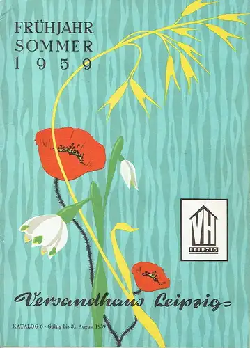 Frühjahr Sommer Katalog 1959
 Katalog 6. 